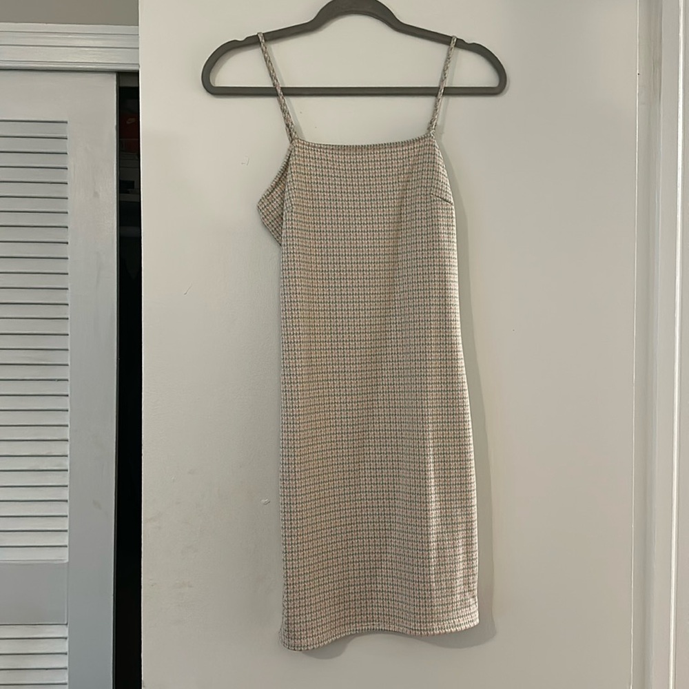 Gingham shift dress size xs